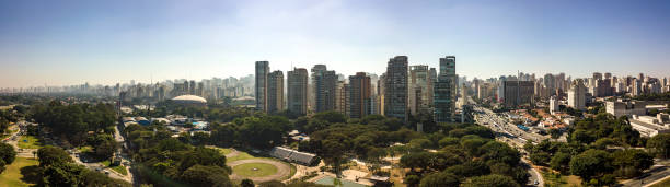 istock Panoramica of ibirapuera Park 1328171733