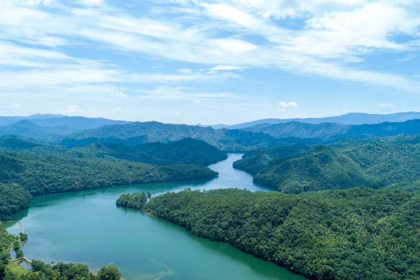 istock Mountains and reservoirs in Jiangxi, China 1328171911