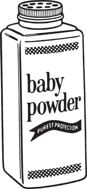 Vector illustration of Baby Powder