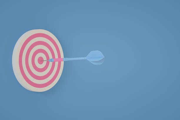 istock Dart in Bull's Eye 1328175561