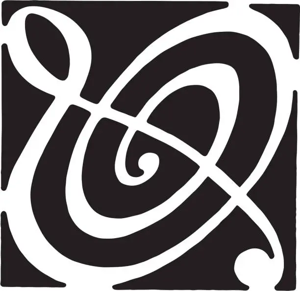 Vector illustration of Treble Clef