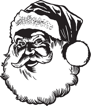 Santa Claus Stock Illustration - Download Image Now - Santa Claus ...