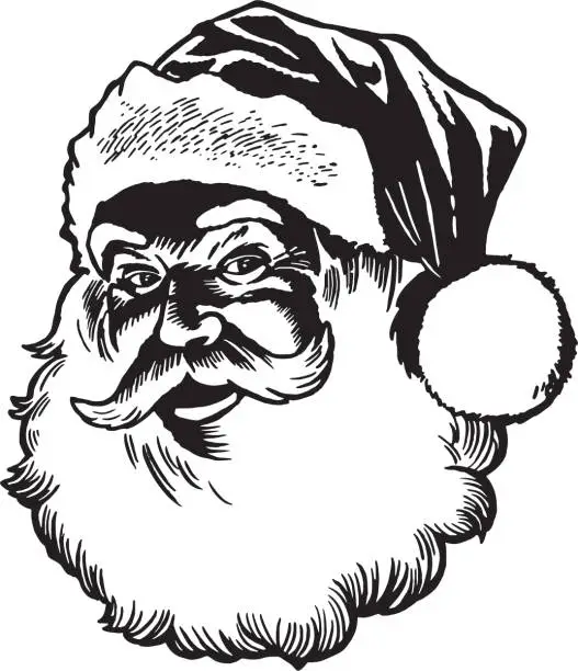 Vector illustration of Santa Claus