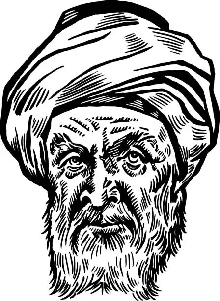 Vector illustration of Man with Turban