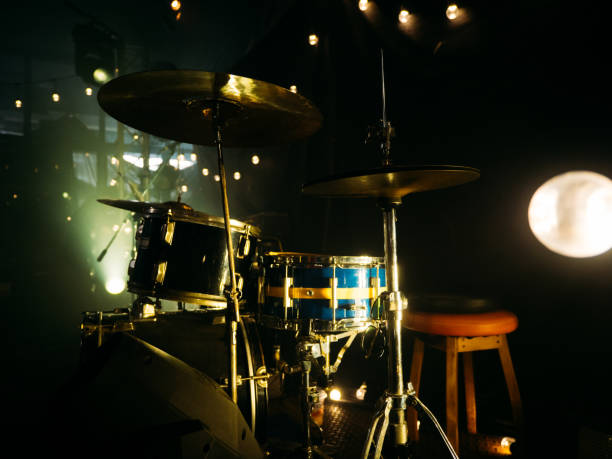 istock Concert stage on rock festival. 1328190454
