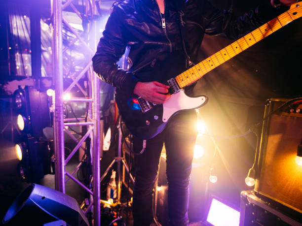 istock Man is preparation and soundcheck. 1328190457