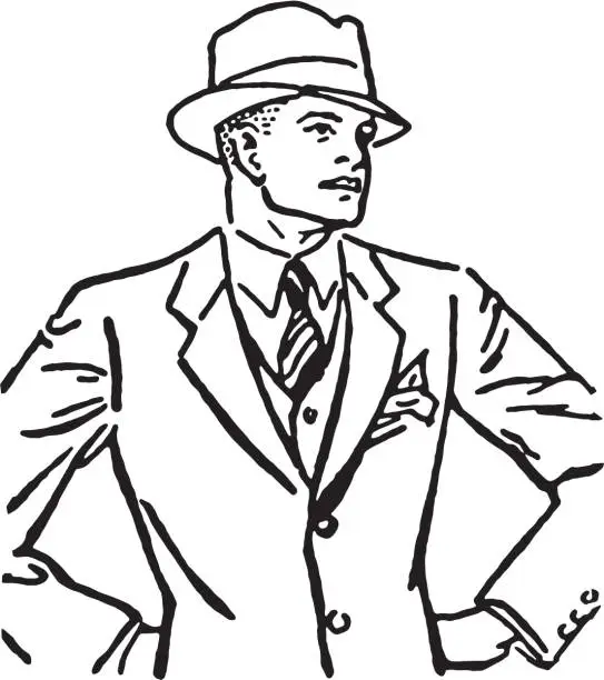 Vector illustration of Businessman