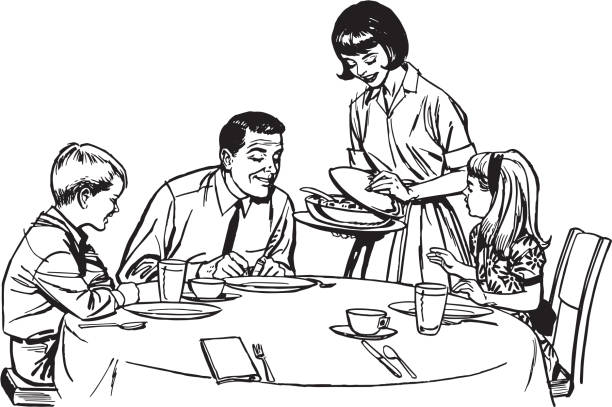 Family Eating Dinner