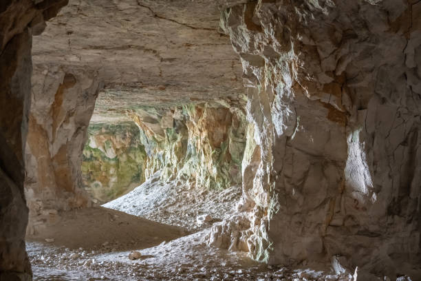 istock Caves in the Zhiguli mountains. 1328192038
