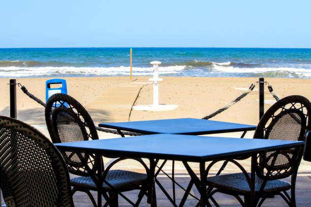istock Bar with terrace on Santa Pola beach 1328192948