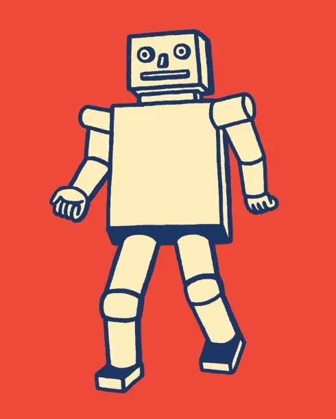 Vector illustration of Robot