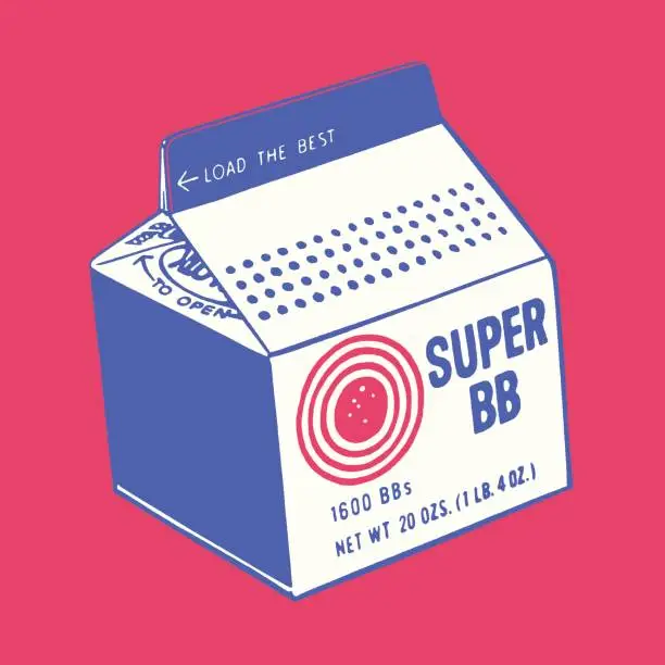 Vector illustration of Package of Super BBs