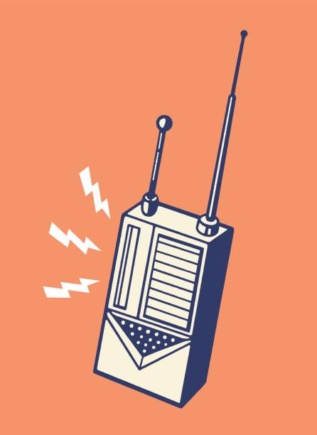 illustrations, cliparts, dessins animés et icônes de walkie talkie - walkie talkie