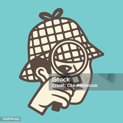 istock Detective Looking Through Magnifying Glass 1328194262