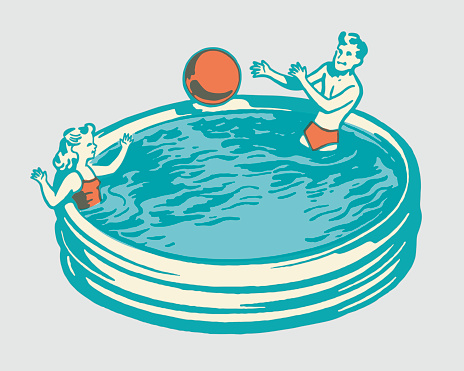 Children Playing in a Pool