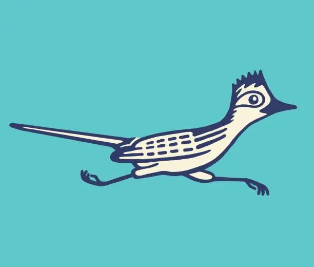 Vector illustration of Roadrunner