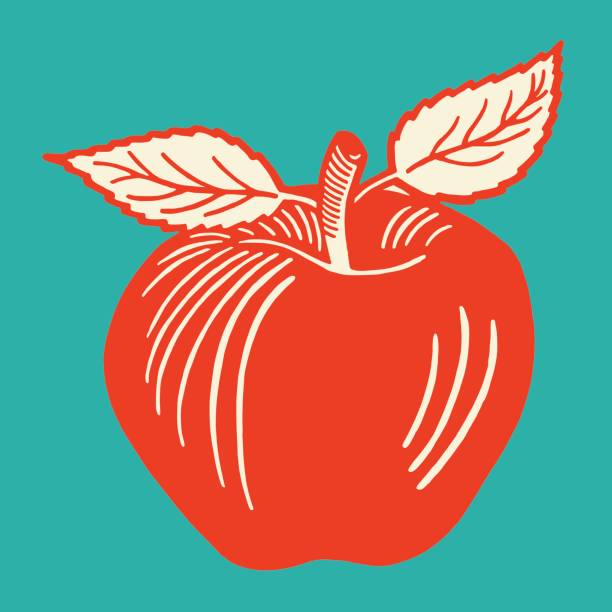 사과 - apple stock illustrations