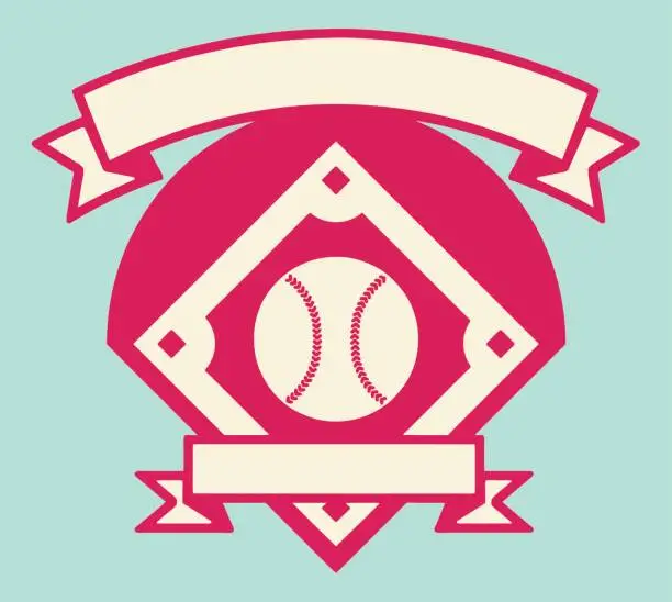 Vector illustration of Baseball Banner