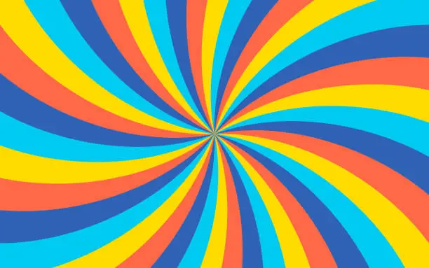 Vector illustration of Spin Abstract Background