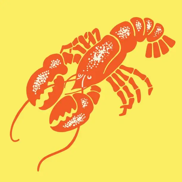 Vector illustration of Lobster