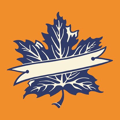 Maple Leaf and Banner
