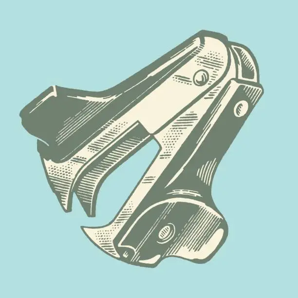 Vector illustration of Staple Remover