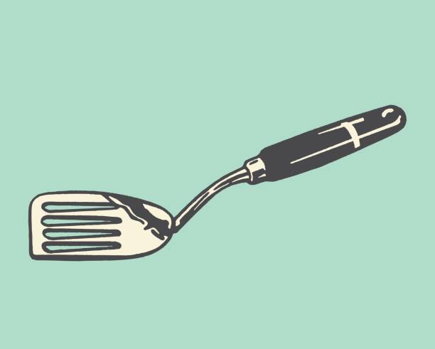 шпатель - spatula stock illustrations