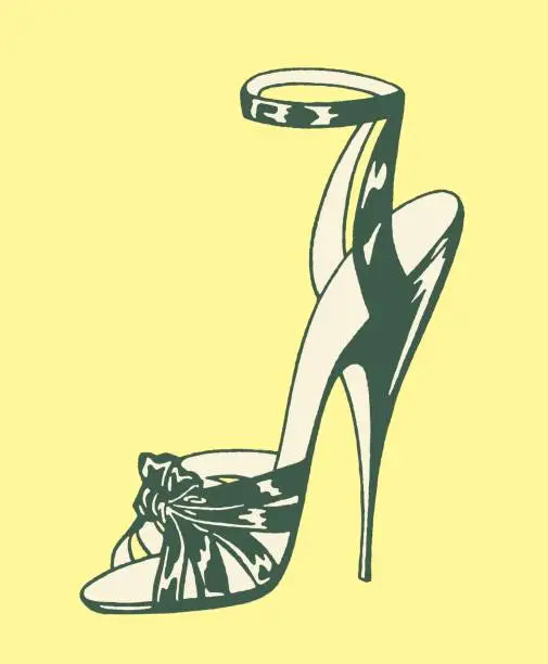 Vector illustration of High Heel Shoe