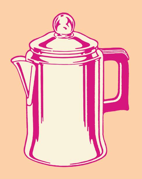 Coffepot Coffepot coffee pot stock illustrations