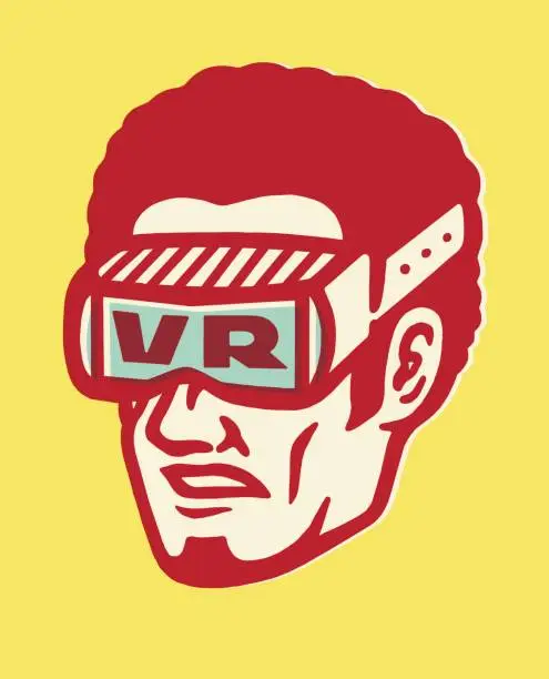 Vector illustration of Virtual Reality Goggles
