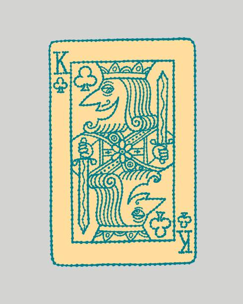 istock Playing card with king of clubs 1328205272