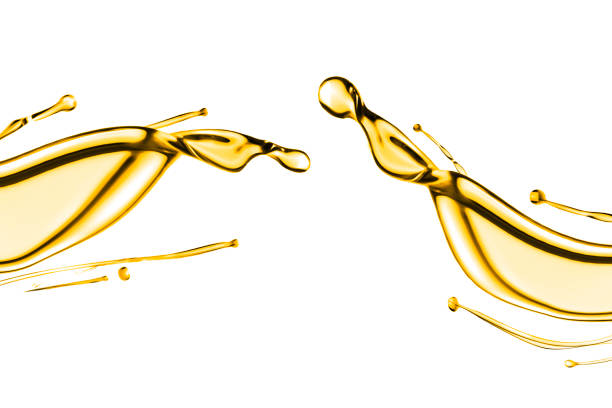 istock Engine oil or liquid olive oil splashing 1328206159