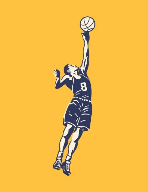 Vector illustration of Basketball Player