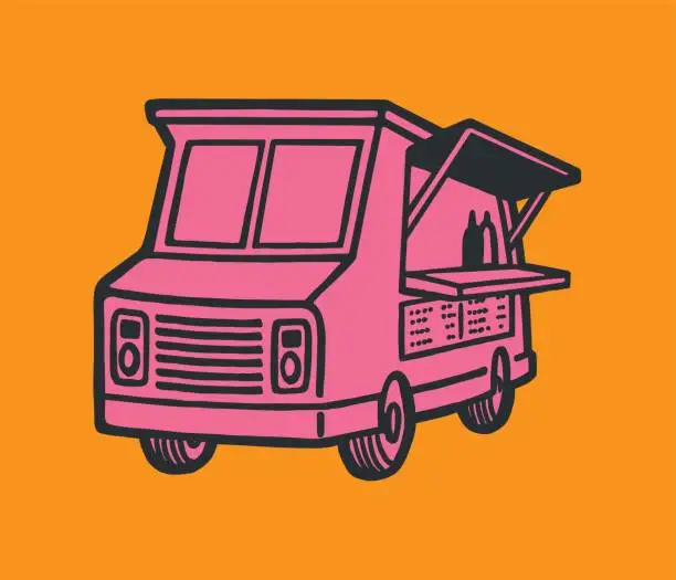 Vector illustration of Food Truck