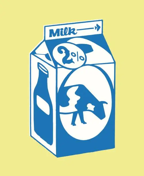 Vector illustration of Milk Carton