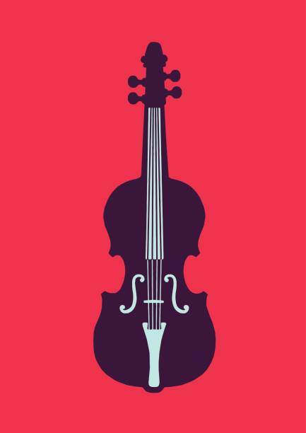 ilustrações, clipart, desenhos animados e ícones de violino - violino