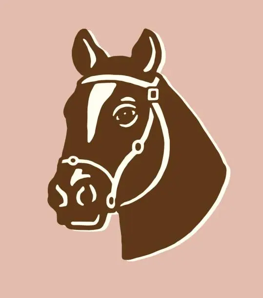 Vector illustration of Horse