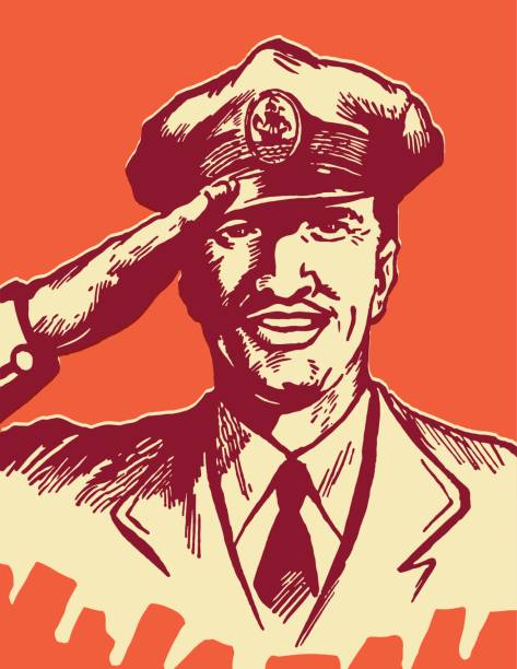 Officer Saluting