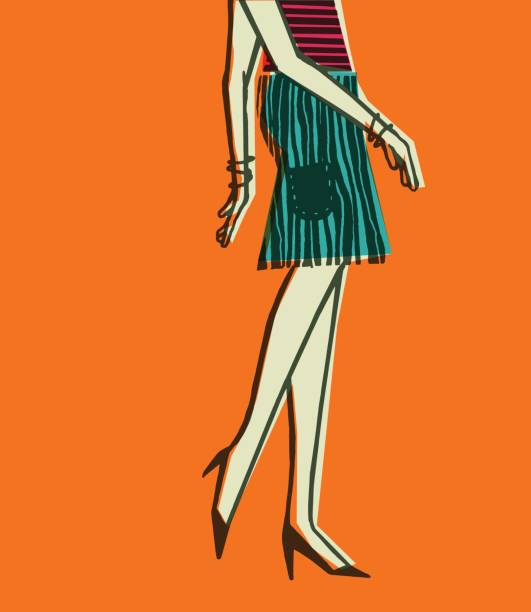 istock Woman in a Skirt and High Heels 1328214338