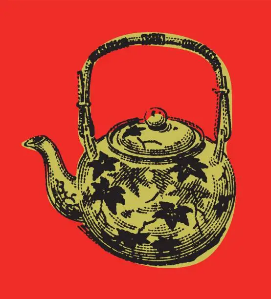 Vector illustration of Teapot