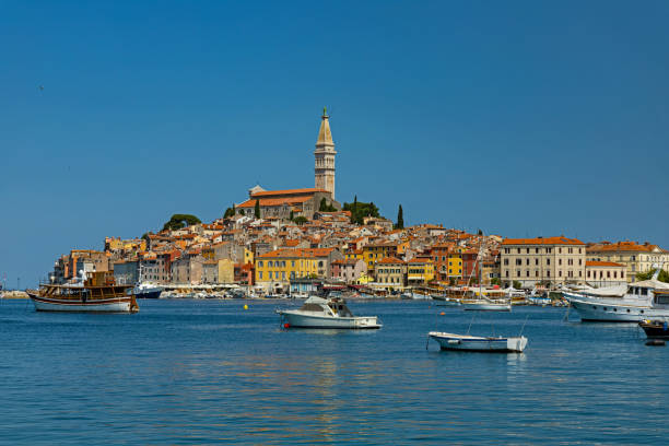 istock view to old town Rovinj in Croatia 1328217408