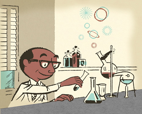 Chemist Working in a Laboratory