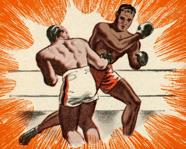 Boxing Match Boxing Match boxing stock illustrations