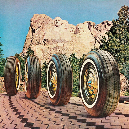 Tires and Road to Mount Rushmore
