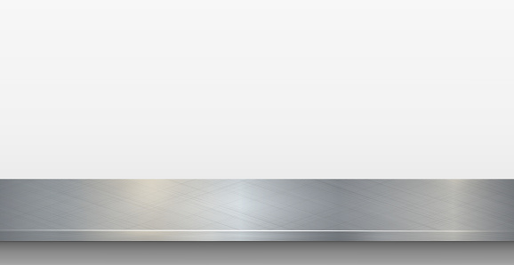 Iron Table Texture Metal Kitchen Countertop Iron Texture Large Table On A White Background ...