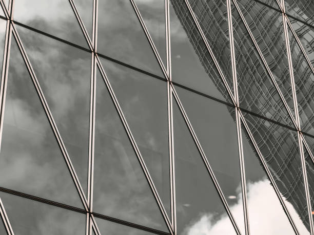 istock Modern Hong Kong Architecture, image Black and gold style 1328237606