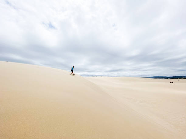 istock Beautiful hike in sand dunes in Oregon 1328238936