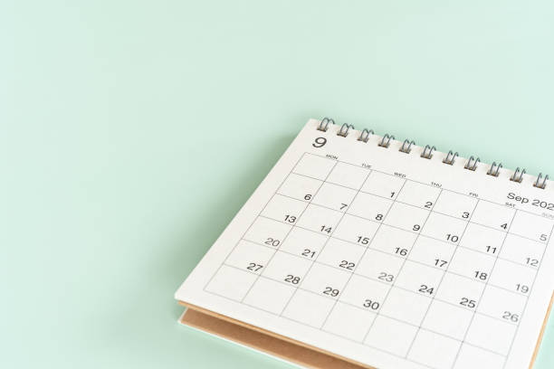 istock A calendar of September 2021. 1328240139
