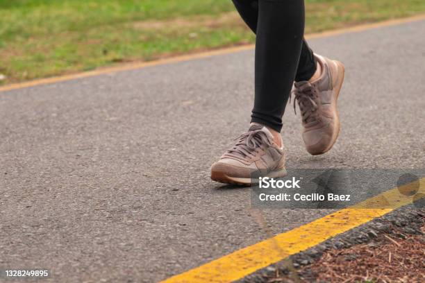 Running And Footing Stock Photo - Download Image Now - Active Lifestyle, Adult, Adults Only