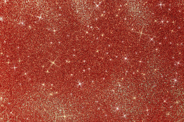 istock Christmas red background with glitters texture, bright red sparkling holiday abstract backdrop for New Year 1328254712